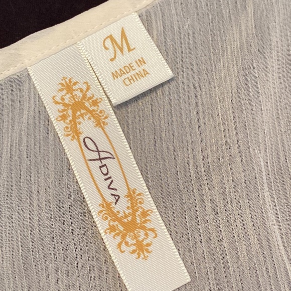 Victorian Bobbin Lace chiffon peplum blouse with matching cami undergarment - Picture 9 of 15